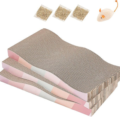 SIDAZON Cat Scratching Pads Cardboard Cat Scratchers - Image 7