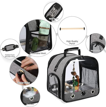 Bird Carrier Bag Bird Travel Cage - Image 3