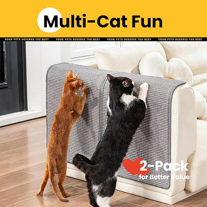 Conlun Cat Scratcher Mat, Natural Sisal Cat Scratch Pad - Image 2