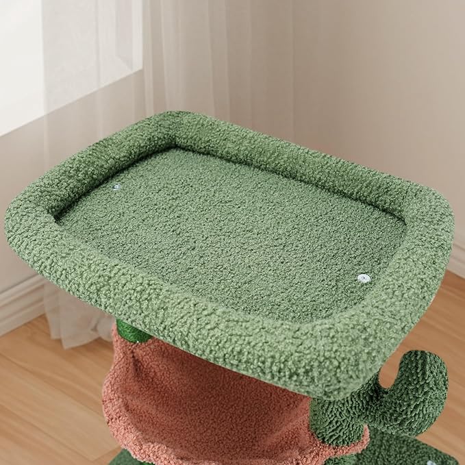 AIWIKIDE 37.4" Cactus Cat Tree Tower - Image 3