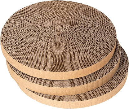 Round cat Scratcher Refill, 10 inch Diameter, 7/8 inch Thickness Scratcher by Unknown