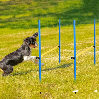 Hollowfly 8 Set Dog Agility Jump Adjustable Dog Agility Hurdle Training - Image 5