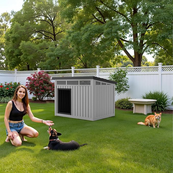 VIXZEN Dog House Indoor Outdoor, Waterproof Dog House - Image 3