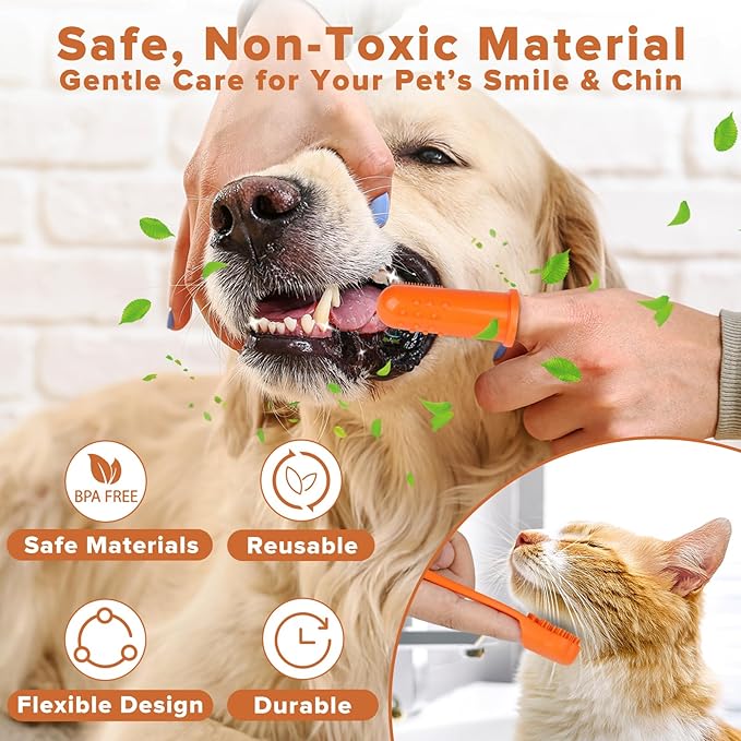 Augwind 6PCS Pet Grooming Kit for Dogs, Cats and Horses | Dog Washing Gloves | - Image 6