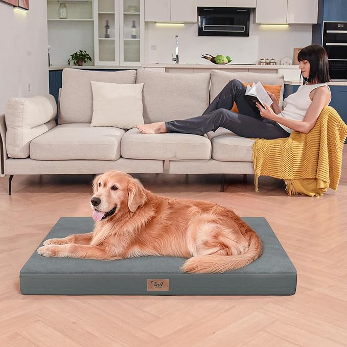 Orthopedic Dog Bed for Large Dogs, Plush Washable Pet Bed for Large Size Dogs - Image 7