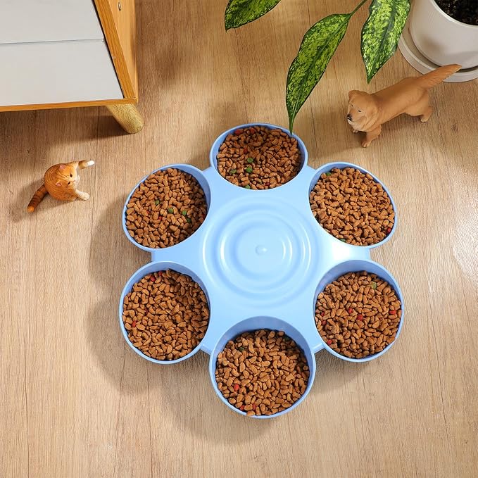 PRETYZOOM Flower-Shaped Pet Feeding Bowl Multifunctional Puppy Treats Holder - Image 8