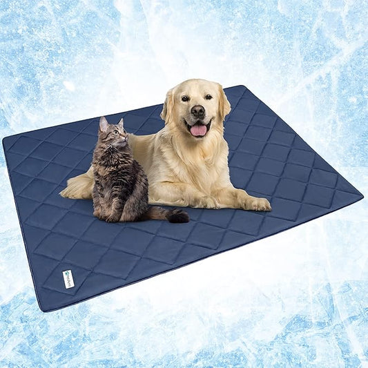 PetAmi Premium Cooling Dog Blanket | Lightweight Fluffy Pet Throw Blanket Bed by PetAmi