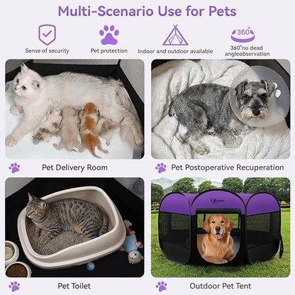 Siedihit Large Dog Playpen, Puppy Pet Playpen Indoor, Dogs Tent Crates Cage - Image 3