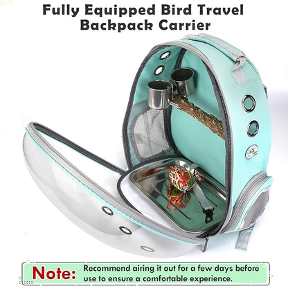 Bird Backpack, Bird Carrier Travel Cage - Image 4
