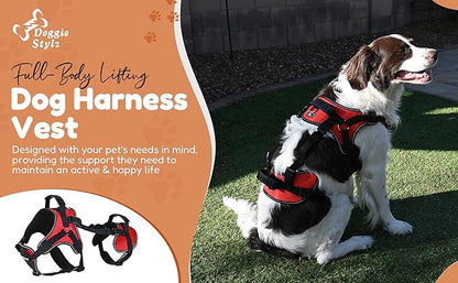 Doggie Stylz Multi-Functional Full-Body Lifting Dog Harness Vest, Designed - Image 2