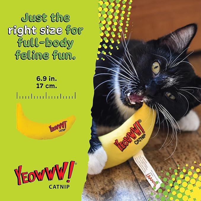 Yeowww! Catnip Chi-CAT-a Banana Toy - Image 8