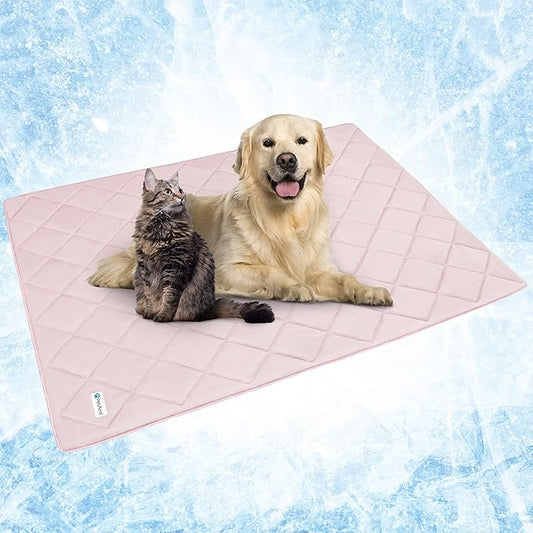 PetAmi Premium Cooling Dog Blanket | Lightweight Fluffy Pet Throw Blanket Bed by PetAmi