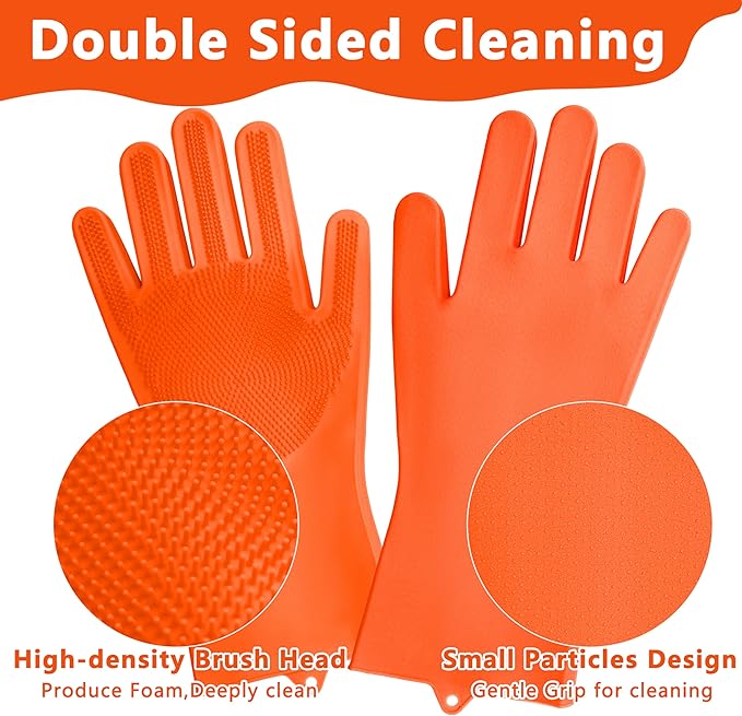 Pet Grooming Gloves—Dog Washing Gloves - Image 4