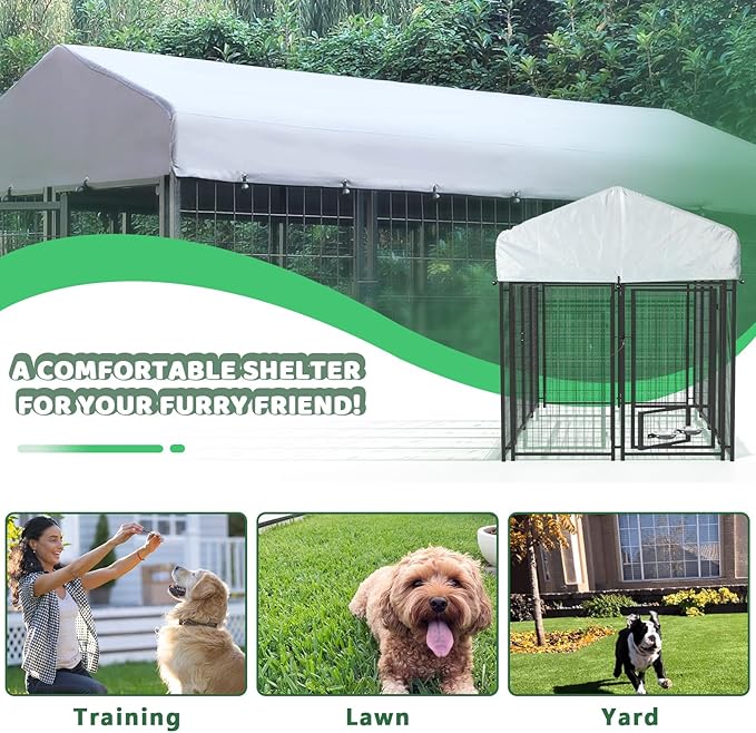 LEMBERI 8x4x4 Outside Dog Kennel - Image 6