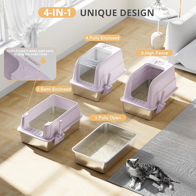 Stainless Steel Cat Litter Box - Image 5