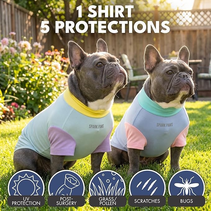 Spark Paws Sunblock Dog T-Shirt, SPF30 Protection, Lightweight Breathable Quick - Image 4