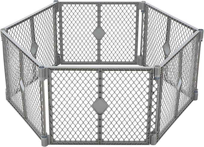 MyPet Petyard: 5.5 Ft. Wide Customizable Folding Dog Playpen Indoor/Outdoor. by NorthStatesMyPet