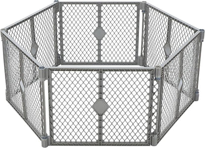 MyPet Petyard: 5.5 Ft. Wide Customizable Folding Dog Playpen Indoor/Outdoor. by NorthStatesMyPet