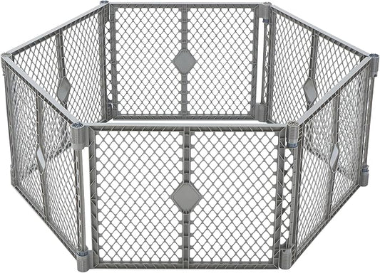 MyPet Petyard: 5.5 Ft. Wide Customizable Folding Dog Playpen Indoor/Outdoor. by NorthStatesMyPet
