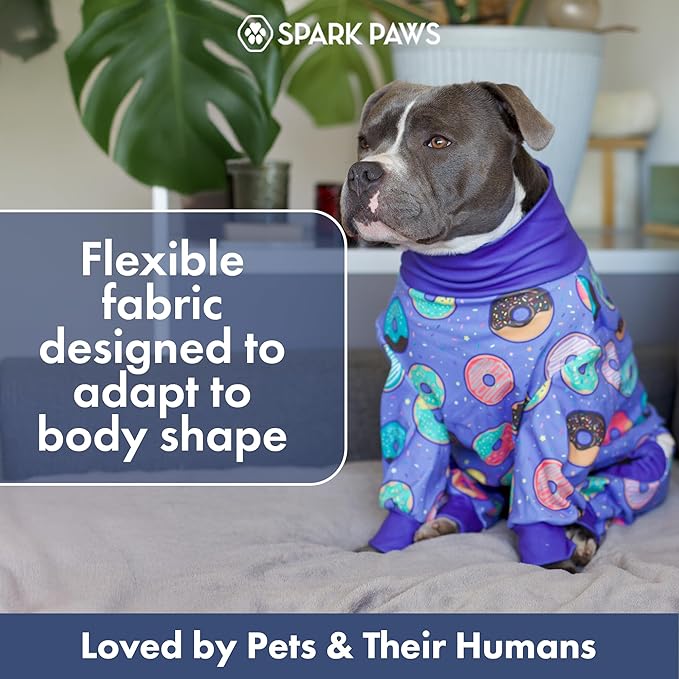 Spark Paws Dog Pajama, Dog Recovery Suit Male, Ultra-Soft and 4-Way Stretch - Image 6