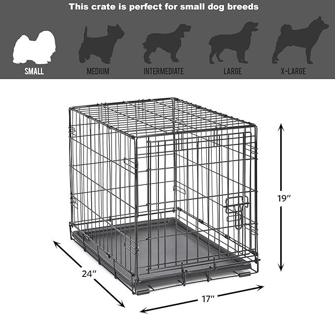 Midwest Homes for Pets 24-Inch New World Crate for Small Breeds, 12-20 lbs - Image 7