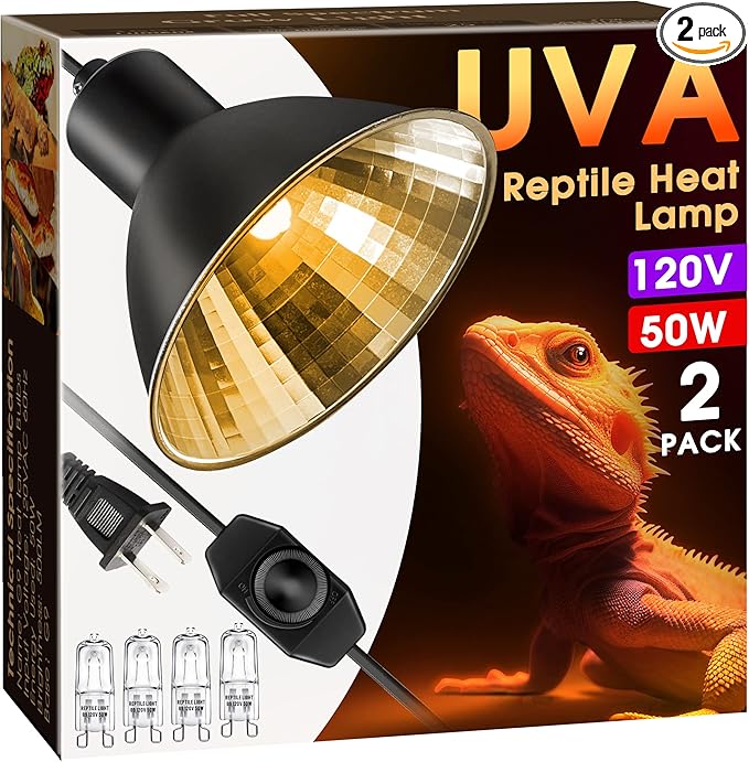 Reptile Heat Lamp, Briignite UVA Basking Light by WelcometoBriigniteenjoyyourtimehere