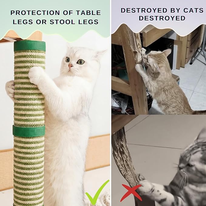 JanYoo 2 Pieces Cat Scratcher Mat - Image 5
