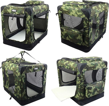 EliteField 3-Door Folding Soft Dog Crate - Image 3