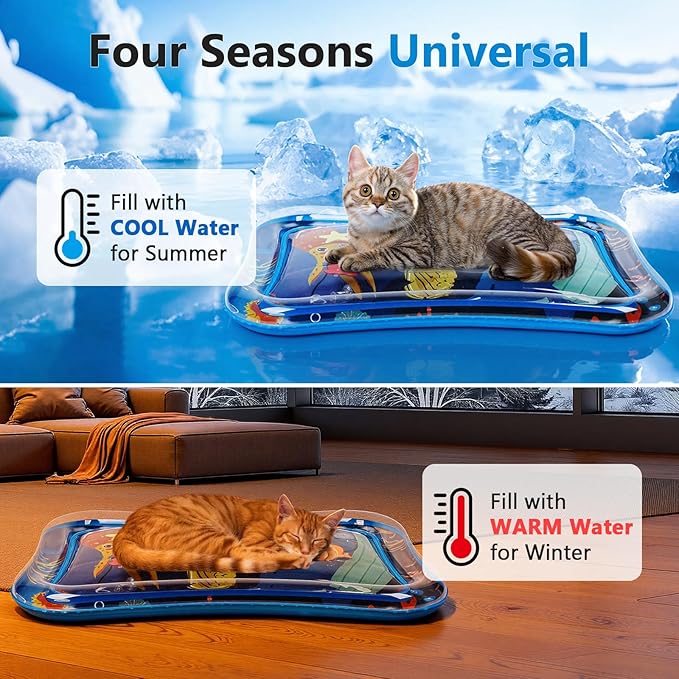 Cat Water Sensory Play Mat - Image 5