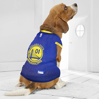 Pets First NBA Golden State Warriors Dog Jersey, Small - Image 3