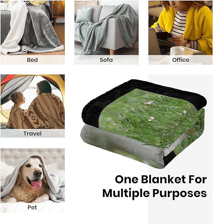 Personalized Dog Blanket with Photo, Custom Pets Throw Blanket with Name - Image 5