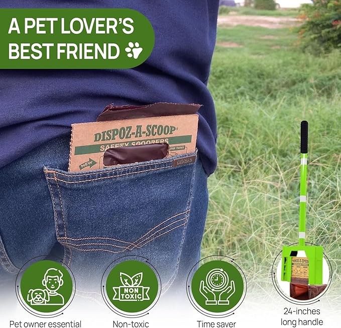 Dispoz-A-Scoop® Revolutionary 4-in-1 Dog Poop Scooper, Clean - Image 5