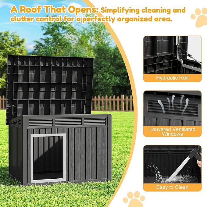 Fancyango Large Dog House for Indoor & Outdoor - Image 4