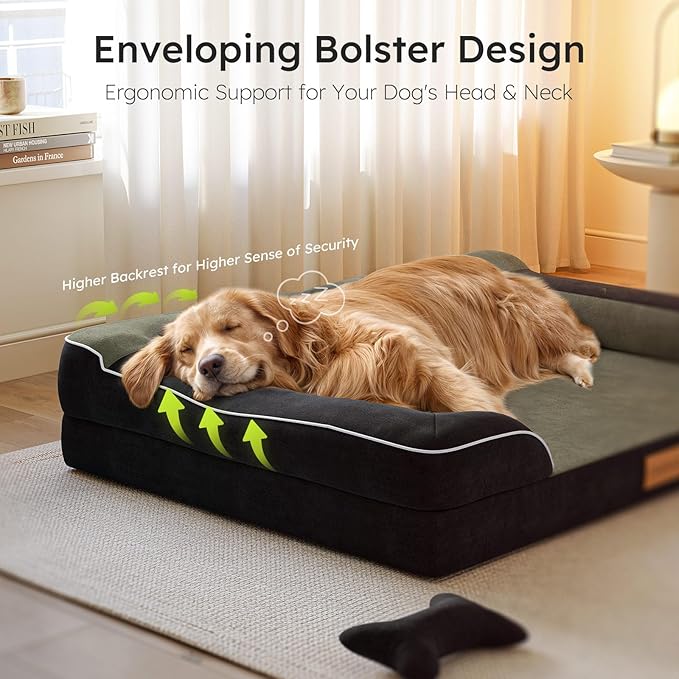 CWAWZ Dog Beds for Large Dogs, Orthopedic Dog Bed - Image 4
