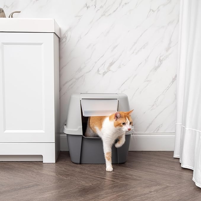 IRIS USA Cat Litter Box Large - Image 8