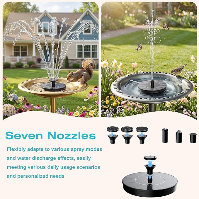 AMZtime 1.4W Solar Fountain - Image 7