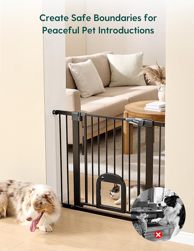 Babelio 36" Tall Upgraded Baby Gate - Image 3
