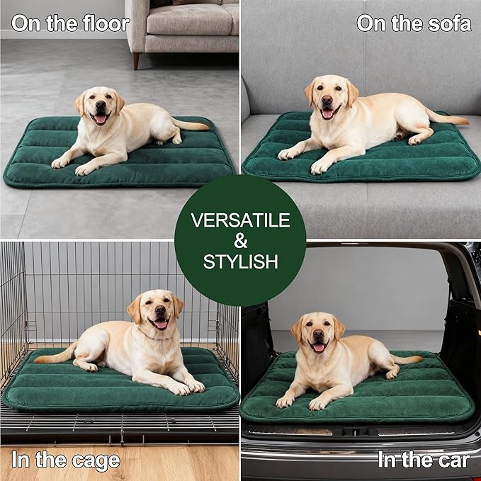 Dog Bed Mat, Reversible Dog Crate Pad - Image 8