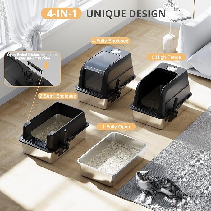 Stainless Steel Cat Litter Box - Image 5