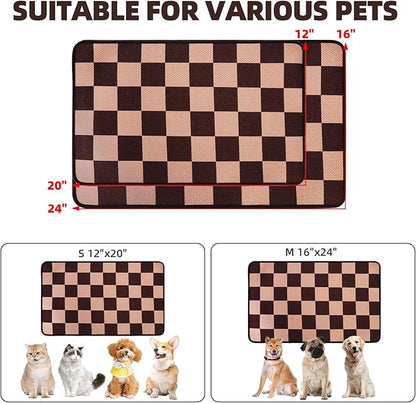 PUPTECK Dog Food Mat, Absorbent Pet Cat Feeding Mat - Image 2