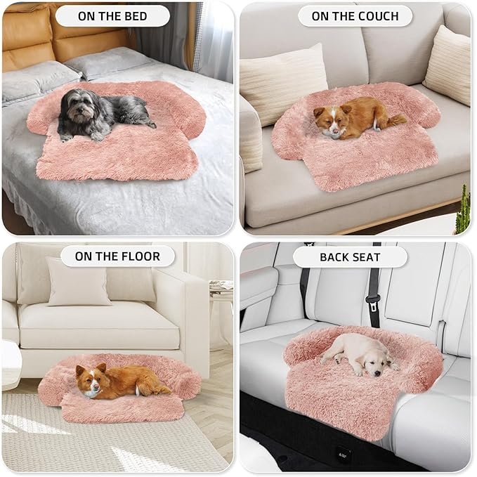 GGIB Calming Dog Bed Fluffy Plush Dog Mat - Image 6