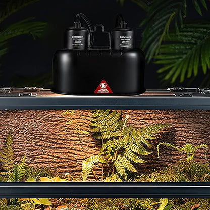 DXOPHIEX Nano Reptile Heat Lamp Max 40W Dual Reptile Light Fixture - Image 6