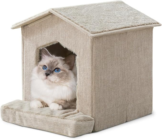 Cat Beds for Indoor Cats, Cat Houses, Cat Cave by DEBANGHOME