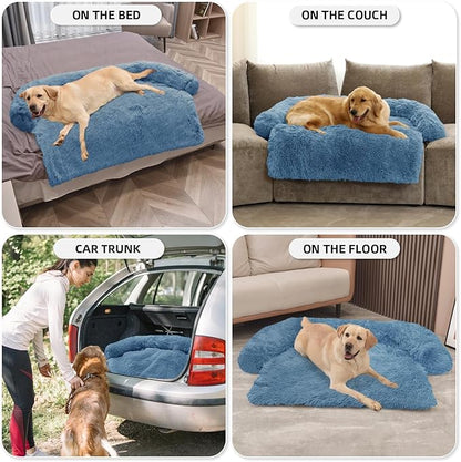 GGIB Calming Dog Bed Fluffy Plush Dog Mat - Image 6