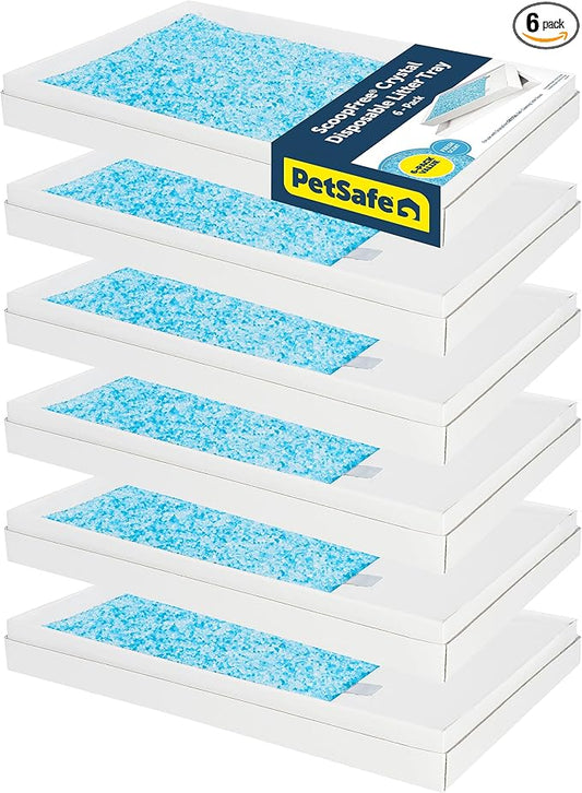 PetSafe ScoopFree Crystal Litter Tray Refills – Premium Blue Crystals by PetSafe