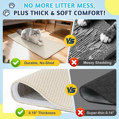 ENONCI​ Corner Cat Scratcher Wall Mounted - Image 4