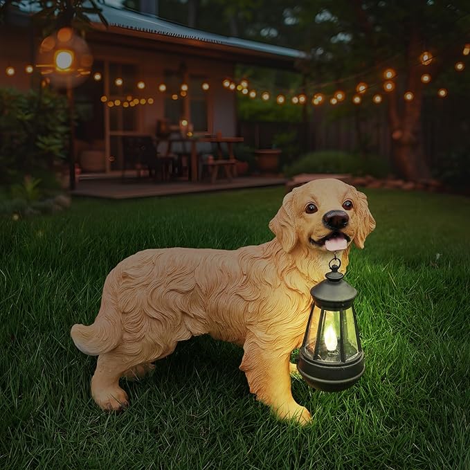 Golden Retriever Dog Garden Statue - Image 6