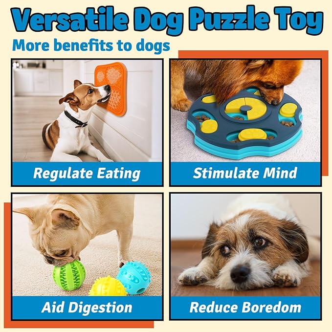 Forfon 9 Pack All-Around Dog Puzzle Toy Set -Mentally Stimulating Dog - Image 5