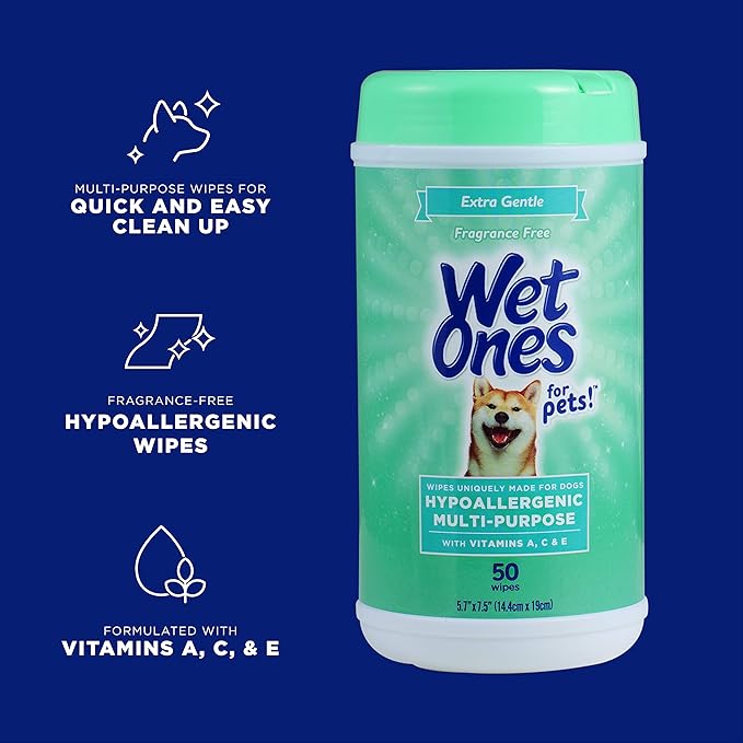 Wet Ones for Pets Hypoallergenic Multipurpose Dog Wipes - Image 2