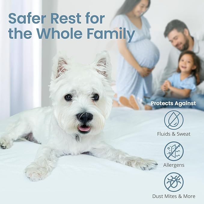 SafeRest Waterproof Twin Size Mattress Protector - Image 5